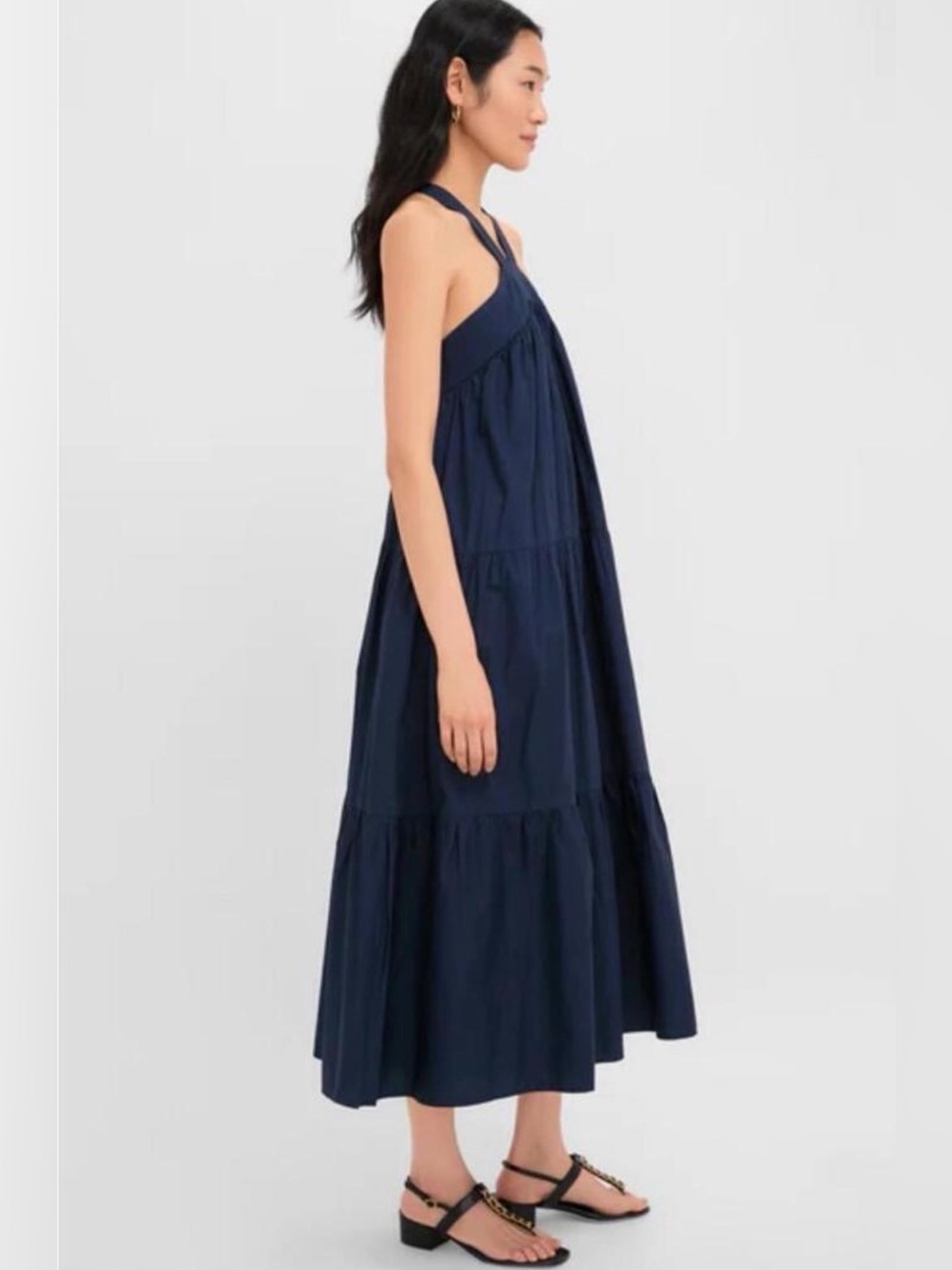En Saison Navy Halter Maxi Dress - Picture 3 of 5